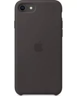 Etui i futerały do telefonów - Etui do iPhone SE2 Apple Silicone MagSafe - czarny - miniaturka - grafika 1