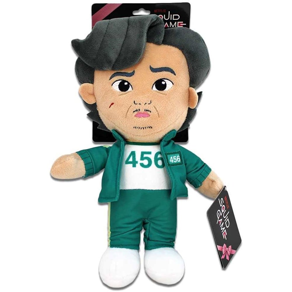 SQUID GAME GRACZ 456 PLUSZAK 30 CM GIHUN MASKOTKA KOLEKCJONERSKA