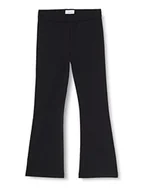 Spodnie damskie - VERO Moda Vmluccakamma Mw Flared Pant Girl Noos damskie spodnie czarne, rozmiar 16, Czarny, 16 - miniaturka - grafika 1