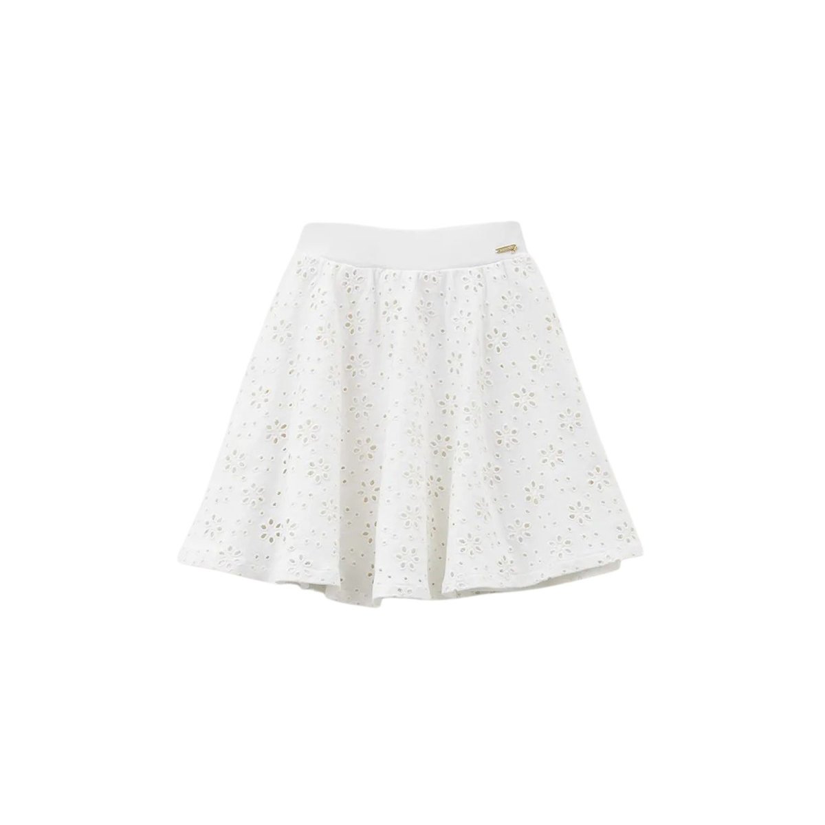 Spódnica dziewczęca Guess biała bawełniana-134