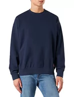 Bluzy męskie - Wrangler Męska bluza Casey Jones Crew, granatowa, L - miniaturka - grafika 1
