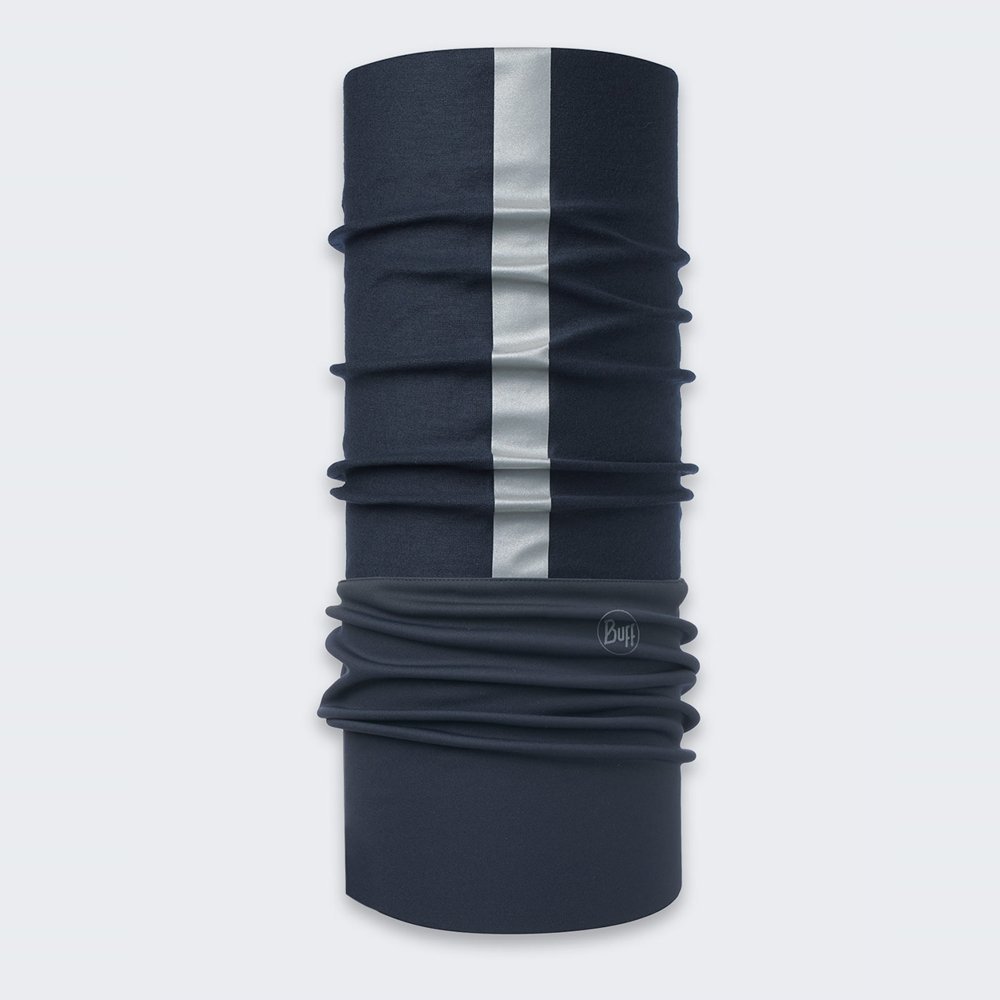 Komin wielofunkcyjny Buff Safety Windproof Gore Tex Infinium Reflective Solid Navy