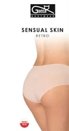 Majtki damskie - FIGI GATTA RETRO SENSUAL SKIN (kolor czarny, rozmiar L) - miniaturka - grafika 1