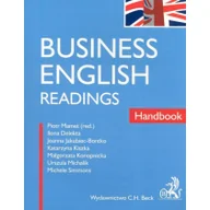 Książki do nauki języka angielskiego - Delekta Ilona, Jakubiec-Bontko Joanna, Kiszka Kata Business english readings. handbook - miniaturka - grafika 1
