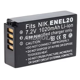 Bateria Nikon ENEL20 1 J1 1020mAh - Baterie i akcesoria - miniaturka - grafika 1