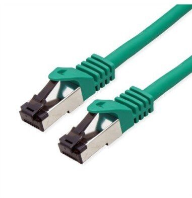 Value Kabel krosowy VALUE S/FTP, kategoria 8 klasa I, skręcony, LSOH, PoE, zielony, 3 m