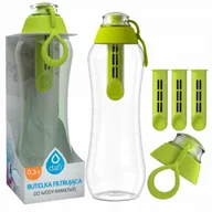 Butelki filtrujące - Zestaw nakrętka 4x wkład filtrujący Butelka Dafi Soft zielona 0,3l - miniaturka - grafika 1