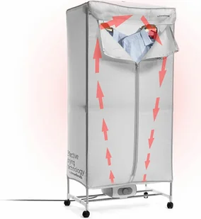 Przenośna elektryczna suszarka bębnowa z 2 wysokościami Dupledry InnovaGoods 1200 W - Koce - miniaturka - grafika 1