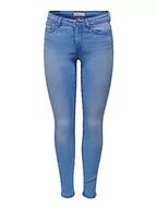 Spodnie damskie - ONLY Damskie spodnie jeansowe ONLWAUW MID Skinny DNM BJ617 NOOS, Special Bright Blue Denim, SW / 32L, Special Bright Blue Denim, S x 32L - miniaturka - grafika 1