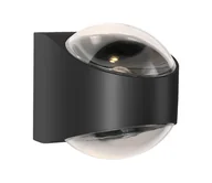 Lampy ogrodowe - Zuma Line SJ12431- LED Kinkiet zewnętrzny LUCENT LED/12W/230V IP65 czarny - miniaturka - grafika 1
