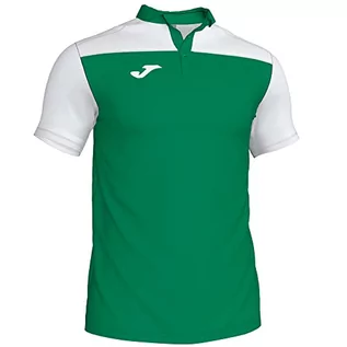 Koszulki męskie - Joma Combi męska koszulka polo, zielona/biała 101371.452.2XL - grafika 1
