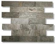 Elewacje - Kamień elewacyjny-dekoracyjny kwarcytowy Silver Shine Brick 10x30 - miniaturka - grafika 1