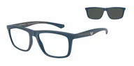 Okulary przeciwsłoneczne - Okulary Przeciwsłoneczne Emporio Armani EA 4235 Matte Blue - miniaturka - grafika 1