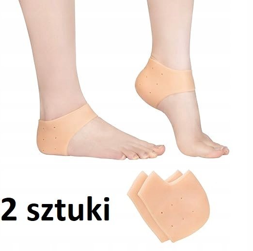Żelowe osłonki na pięty Na ból, pękającą skórę i otarcia 2 sztuki