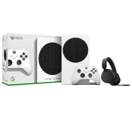 Konsole Xbox - Xbox Series S 512GB + Słuchawki Bezprzewodowe Xbox Series Stereo Headset 2024 - miniaturka - grafika 1