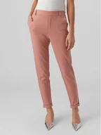 Spodnie damskie - Vero Moda Chinosy Maya 10225280 Różowy Regular Fit - miniaturka - grafika 1