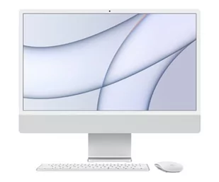 Apple iMac 24 M1/16GB/256/MacOS Retina 4,5K Silver - Zestawy komputerowe - miniaturka - grafika 1