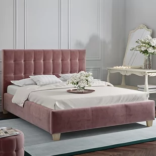 Łóżko DOLORES COMFORTEO tapicerowane : Rozmiar - 140x200, Tkanina - Grupa I, Pojemnik  - Bez pojemnika, Wysokość wezgłowia - 86 cm - Łóżka - miniaturka - grafika 1