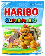 Żelki - Haribo, żelki owocowe Super Mario, kwaśne owoce, 175g - miniaturka - grafika 1
