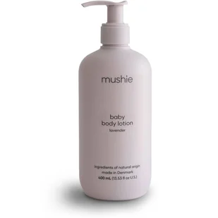 Mushie Organic Baby nawilżające mleczko do ciała dla dzieci od urodzenia Lavender 400 ml - Kremy dla dzieci - miniaturka - grafika 1