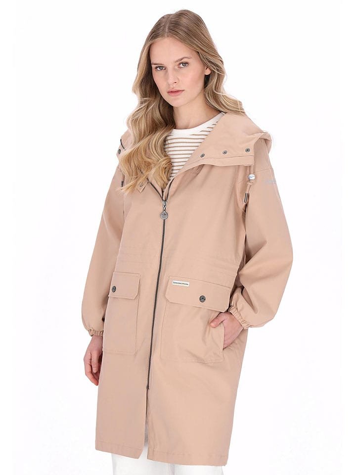 Schmuddelwedda Parka w kolorze beżowym