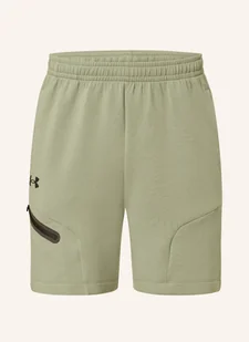 Under Armour Szorty Dresowe Ua Unstopable gruen - Koszulki i topy damskie - miniaturka - grafika 1
