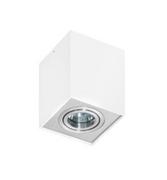 Lampy sufitowe - Azzardo ELOY GM4106 Biały/ALU Oprawa sufitowa GU10 1X50W 267 / GM4106 WH/ALU - miniaturka - grafika 1