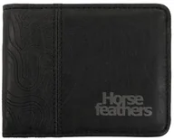 Portfele - portfel HORSEFEATHERS PONG WALLET black - miniaturka - grafika 1