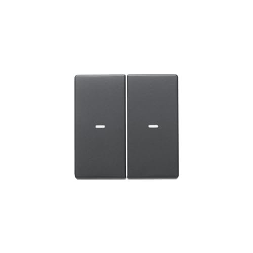 Hager polo KNX e/s Q.x Klawisze z soczewką do modułu przycisku 2-kr, antracyt aksamit, lakierowany 80960326 80960326