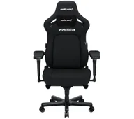 Fotele gamingowe - Anda Seat Kaiser 4 L Gamingowy do 120kg Tkanina Czarny - miniaturka - grafika 1