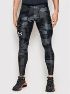 Spodnie sportowe damskie - Under Armour Legginsy Iso-Chill Print 1361585 Czarny Slim Fit - miniaturka - grafika 1
