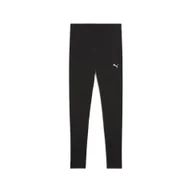 Spodnie sportowe damskie - Damskie legginsy z wysokim stanem ESS PUMA Black - miniaturka - grafika 1