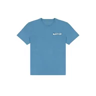 Koszulki męskie - Wrangler Męski t-shirt z logo, Captains Blue, XL, Captains Blue, XL - miniaturka - grafika 1