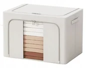 Pokrowce na ubrania - Pokrowiec Pojemnik na Ubrania ze Stelażem XXL - miniaturka - grafika 1