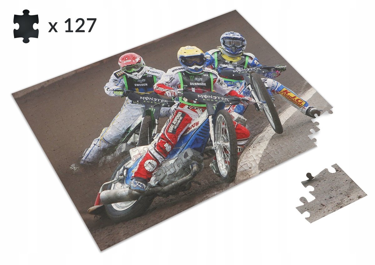 Puzzle Żużel Speedway personalizowane 127el + IMIĘ