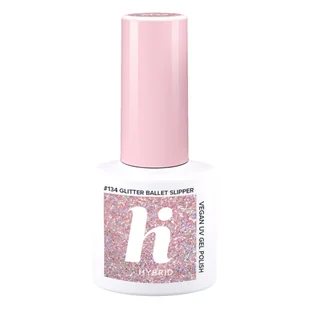 Hi Hybrid Lakier hybrydowy, 134 Glitter Ballet Slipper - Lakiery hybrydowe - miniaturka - grafika 1