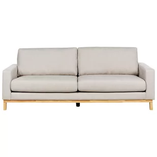 Sofa 3-osobowa beżowa SIGGARD - Sofy i kanapy - miniaturka - grafika 1