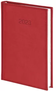 Kalendarz 2023 A5 Tygodniowy Vivella czerwony - Kalendarze - miniaturka - grafika 1