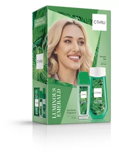 Sarantis Zś23 Cthru Ns75+Żel250 Luminous Emerald - Zestawy perfum unisex - miniaturka - grafika 1