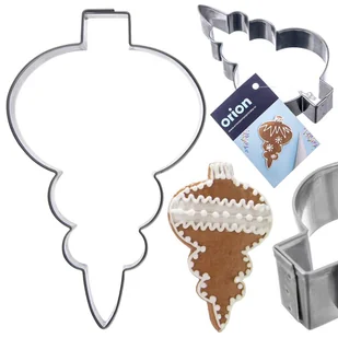 Wykrawacz do ciastek stalowy szpic 8,8 cm - Formy do ciast - miniaturka - grafika 1