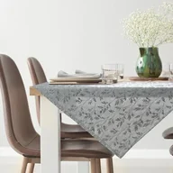 Obrusy i serwetki - Obrus EUROFIRANY Simona 85 x 85 cm Srebrny - miniaturka - grafika 1
