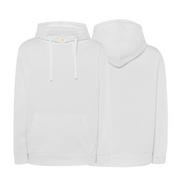 Moda i Uroda OUTLET - Bluza dresowa white męska z logo na sercu nadrukiem logo firmy 290g SWRA KNG kolor WH bluza dresowa - miniaturka - grafika 1