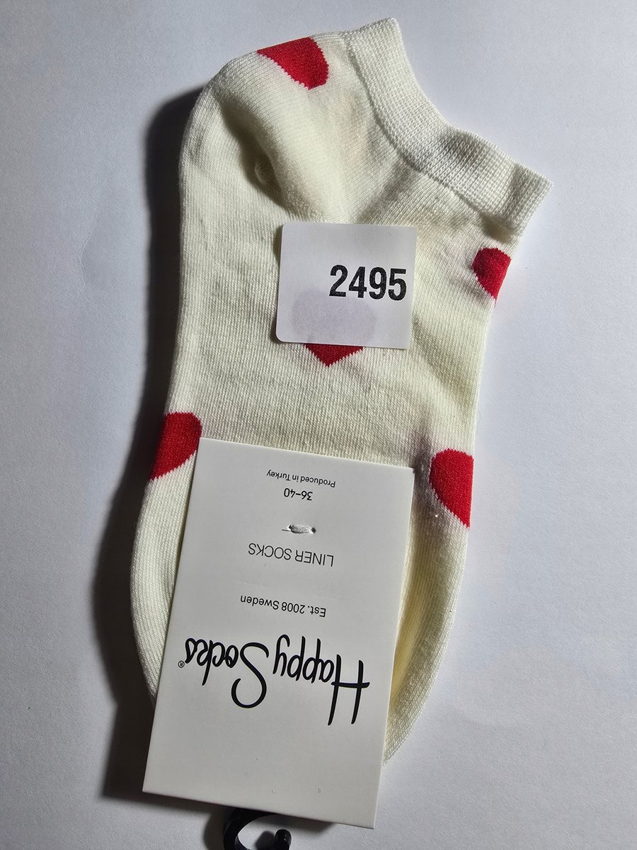 Kolorowe skarpety Happy Socks stopki unisex rozmiar 36-40 (2495)