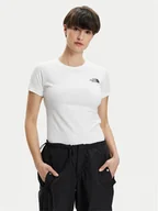 Koszulki i topy damskie - The North Face T-Shirt Redbox NF0A87NM Biały Regular Fit - miniaturka - grafika 1