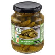 Warzywa w marynacie - Carrefour Extra Korniszony klasyczne delikatesowe 350 g - miniaturka - grafika 1