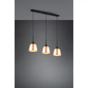 Trio Chiron lampa wisząca 3-punktowa czarna/mosiądz 310800308 310800308 - Lampy sufitowe - miniaturka - grafika 1