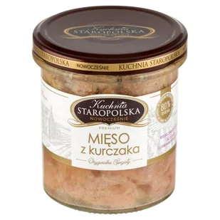 Kuchnia Staropolska Premium Mięso z kurczaka 300 g - Pasztet i przetwory mięsne - miniaturka - grafika 1