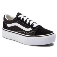 Trampki damskie - Vans Tenisówki Old Skool Platfor VN0A3TL36BT1 Black/True White - miniaturka - grafika 1