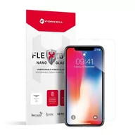 Szkła hartowane na telefon - Forcell Szkło hybrydowe Flexible Nano Glass Do Iphone X/Xs/11 Pro - miniaturka - grafika 1