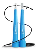 Skakanki - Hop-Sport Skakanka plastikowa crossfit niebieska - miniaturka - grafika 1